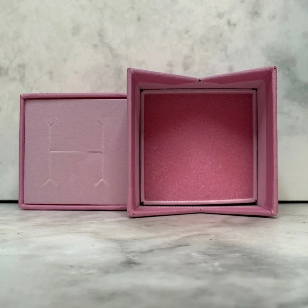 💗 Swarovski Pink Gift Packaging Set – Bag, Box, & Ribbon – Empty